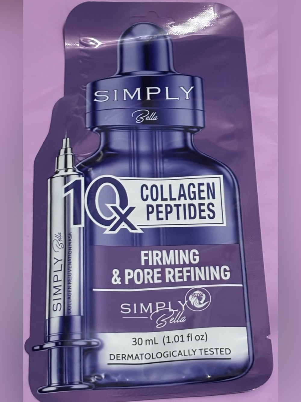 Simply Bella 10X Collagen Peptides Firming & Pore Refining Mask